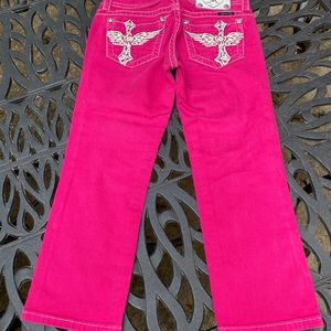 MISS ME SZ. 25 Pink Capri Jeans EUC